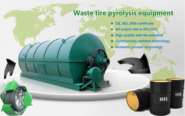 Waste tire pyrolysis equipment brings high profits