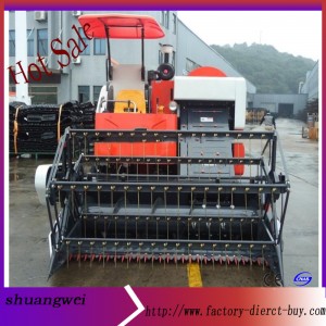 4LZ-4.0 rice wheat combine harvester with Air conditioning cabin