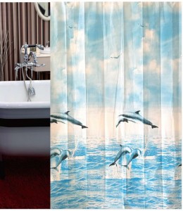 180*180cm Environmentally friendly low cost PEVA shower curtain