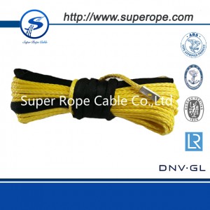 Synthetic UHMWPE winch rope/wire rope with all kind accessories for ATV/UTV/SUV