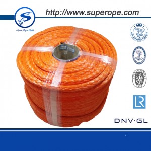 12 strands  fiber towing rope for ship