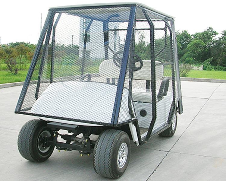 golf cart for pick up balls on golf course