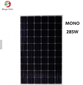 bigger power 285W Mono solar panel from China manufacturer with better price&quality