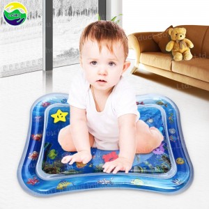LC Water Play Mat Inflatable Baby Mat Tummy Time Mat for Babies Infants and Toddlers Child Development Accessory
