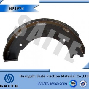 HM 974 Agricultural vehicles brake assembly OEM brake shoes and brake linings