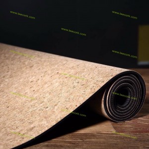 tpe cork yoga mat eco friendly