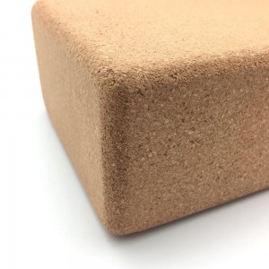 Custom cork yoga block / yoga block cork