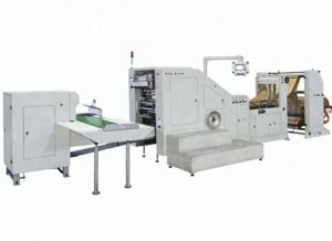 Production Line of Roll Feeding Square Bottom Paper Bag Making Machine