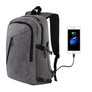 wholesale custom logo anti theft 15.6 laptop computer usb business backpack for men