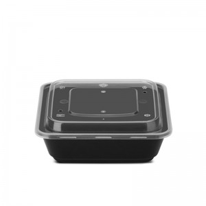 750ml square food container