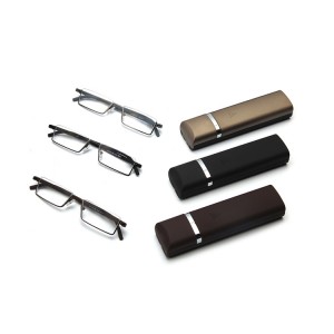 Fashion Design Rectangle Frame Comfortable Nose Pad Mini Reading Glasses