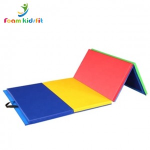Thick Folding Gymnastic Mats with Carrying Handles