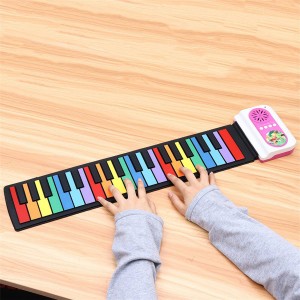 iword S2037C 37 Keys Rainbow Color Portable Electronic Keyboard