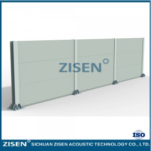 Sound barrier line array,Noise barrier,Acoustic barrier for highway or high speed railway
