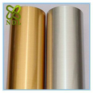 Gold/silver metallized paper
