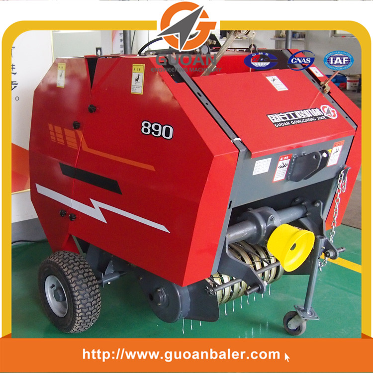 mini round hay baler