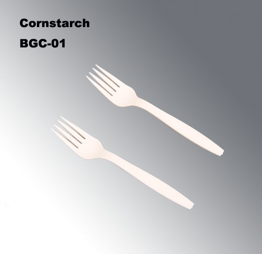 150mm High Quality Cornstarch Disposable 100% Biodegradable Cutlery Fork