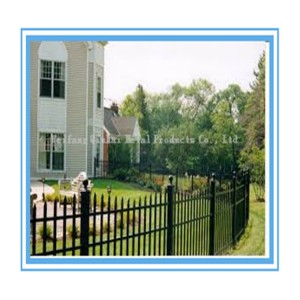 Cast Iron Tube Metal Security fence Gate Producer